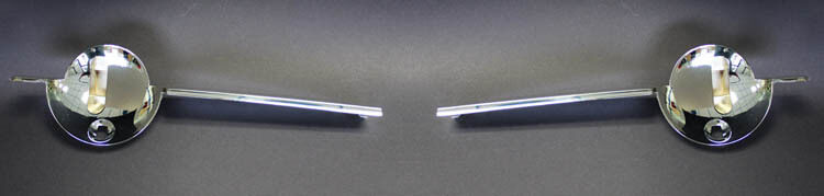 NEW 1967 Ford Mustang GT GRILL BARS Fog Light Chrome Left and Right  PAIR