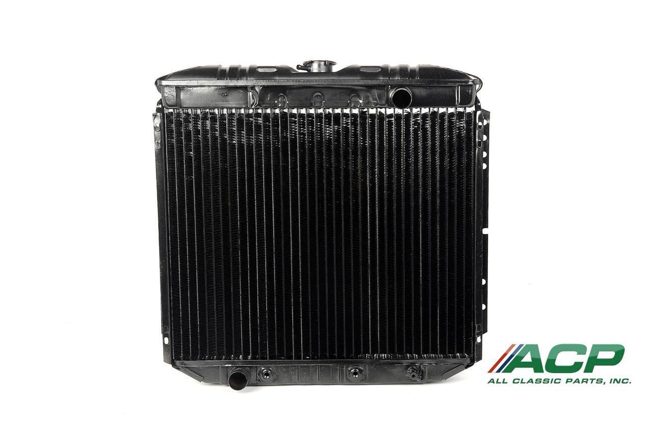 1967-1970 Ford Mustang  6 Cyl Radiator 3 Row Large Tube O/E Style NO AC FM-ER004