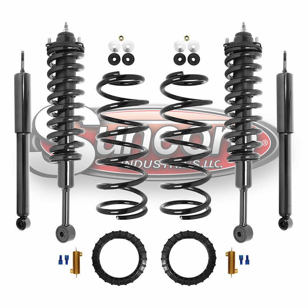 FOR 2003-09 LEXUS GX470 FRONT & REAR AIR TO STRUTS & COIL SPRING CONVERSION KIT