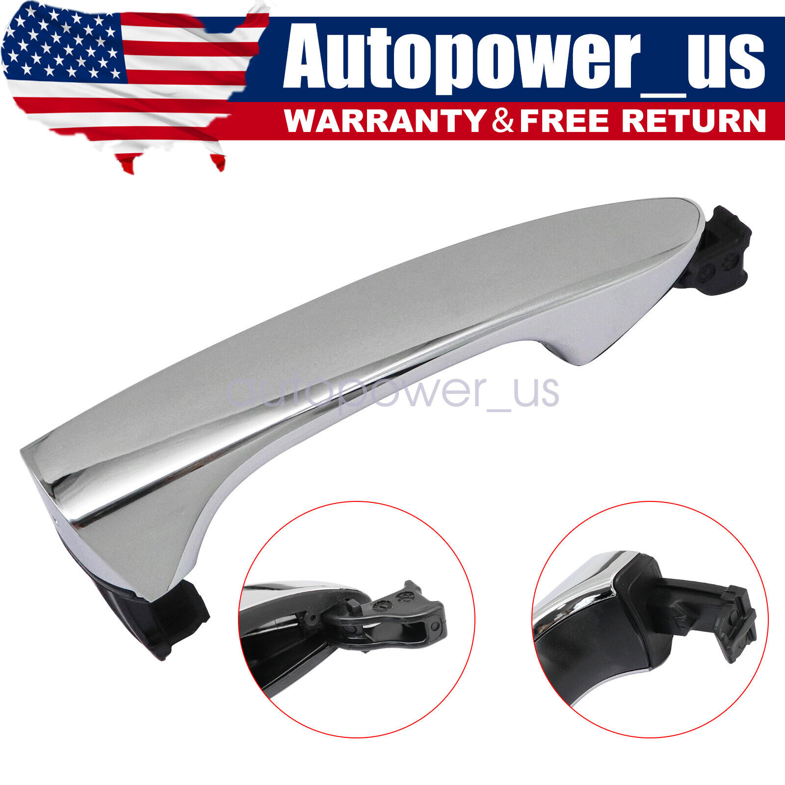Front Right Outside Door Handle For 2012-2017 Hyundai Veloster 1.6L 82661-2V000