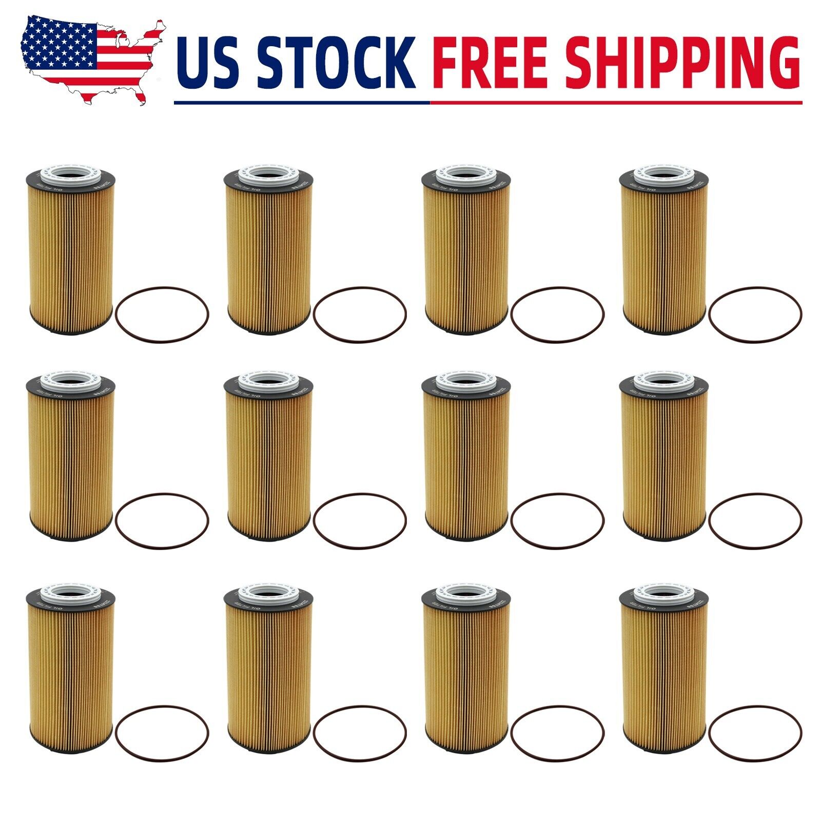 (QTY 12) Oil Filter Element 2234788 2234788PE Best Quality and Fast Shipping