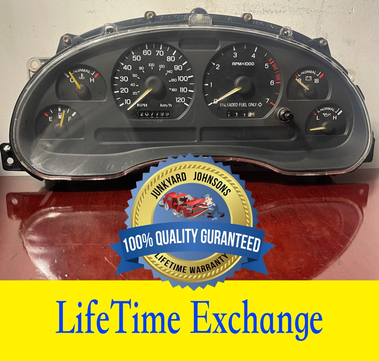 ✅ 1994-1995 Ford Mustang V6 Speedometer Instrument Cluster Assembly