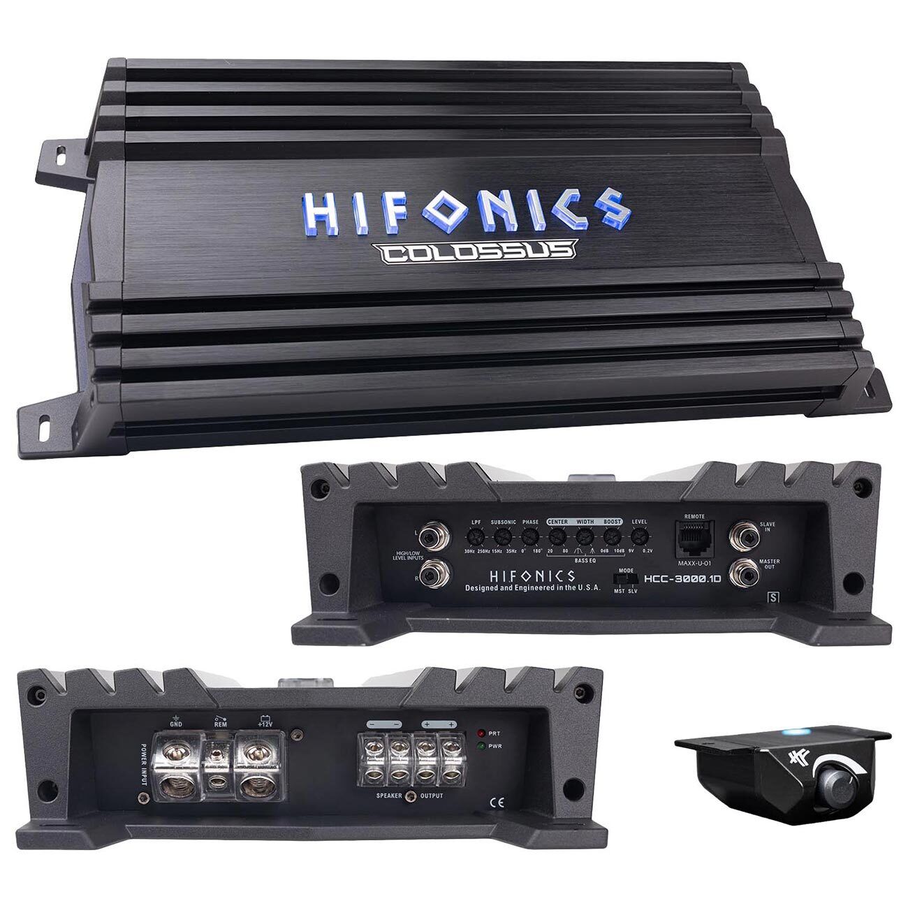 HIFONICS HCC-3000.1D COLOSSUS CLASSIC 3000W CLASS-D MONOBLOCK CAR AMPLIFIER AMP