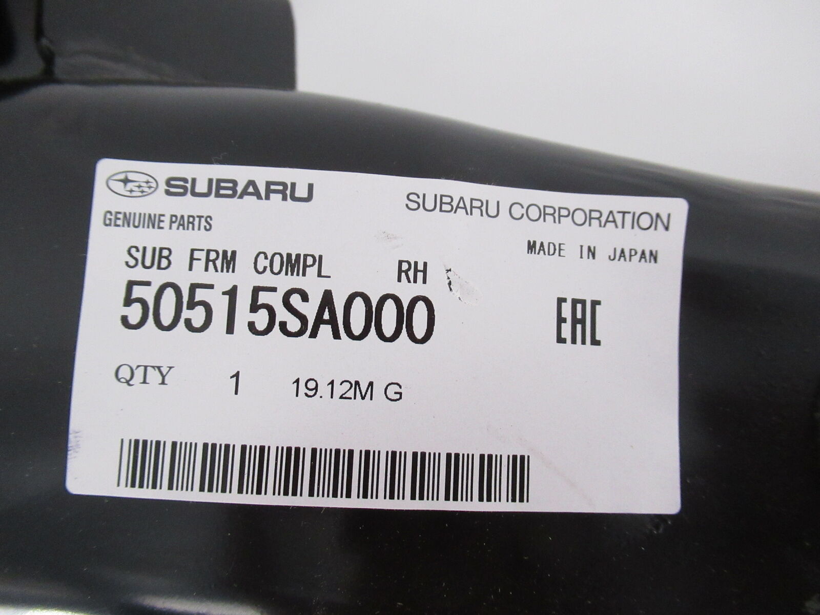 Genuine OEM Subaru 50515SA000 Front Right Lower Frame Crossmember 03-05 Forester