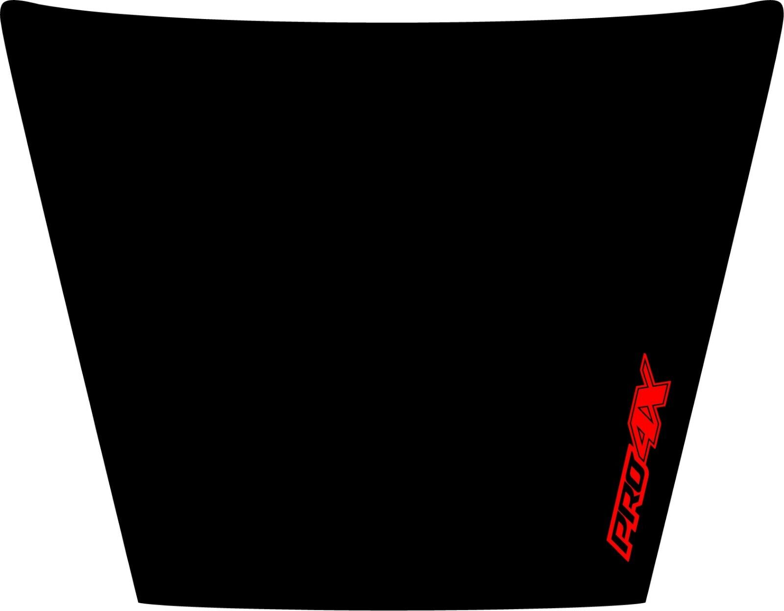 Red Pro4x 2005-2021 Fits Nissan Frontier Hood Graphic Blackout - MATTE BLACK