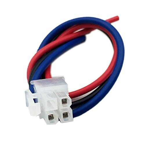 ALLMOST 4-Pin Power Plug Harness Cable Compatible with Clarion EQS755 White 