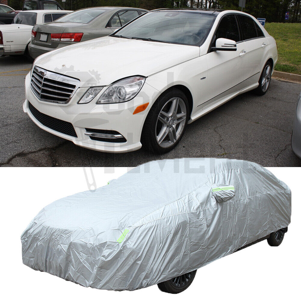 For Mercedes Benz E350 E320 S63 AMG 3 Layer Car Cover Fits Outdoor Waterproof US