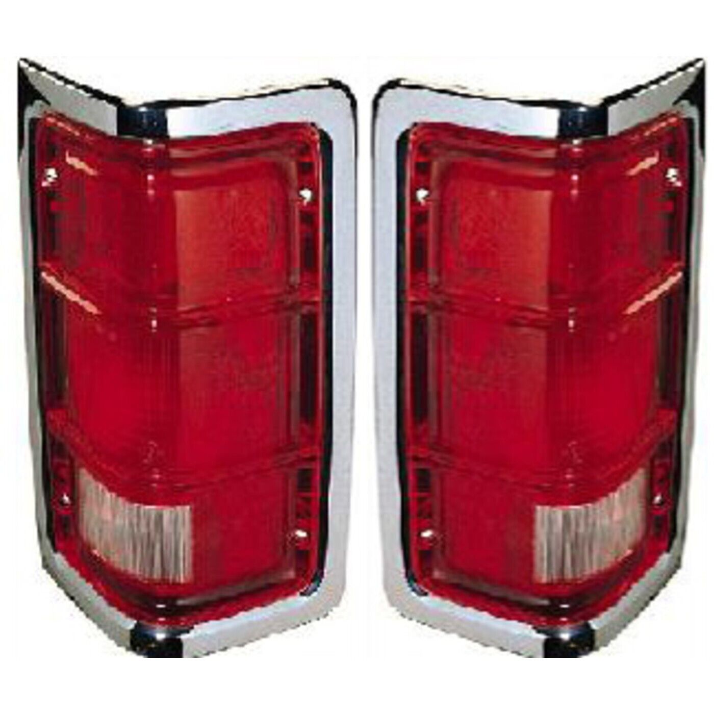 Tail Light Set For 1981-1993 Dodge D150 and W250 Driver and Passenger Side