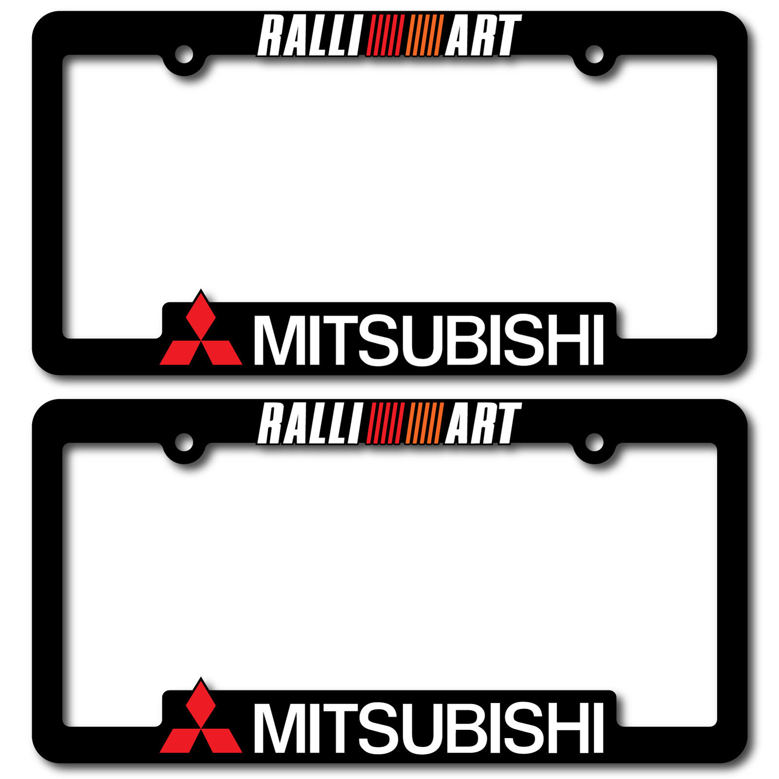 MITSUBISHI-License-Plate-Frames-RALLIART-EVO-Lancer-Evolution-X-2-3-4-5-6-7-8-9