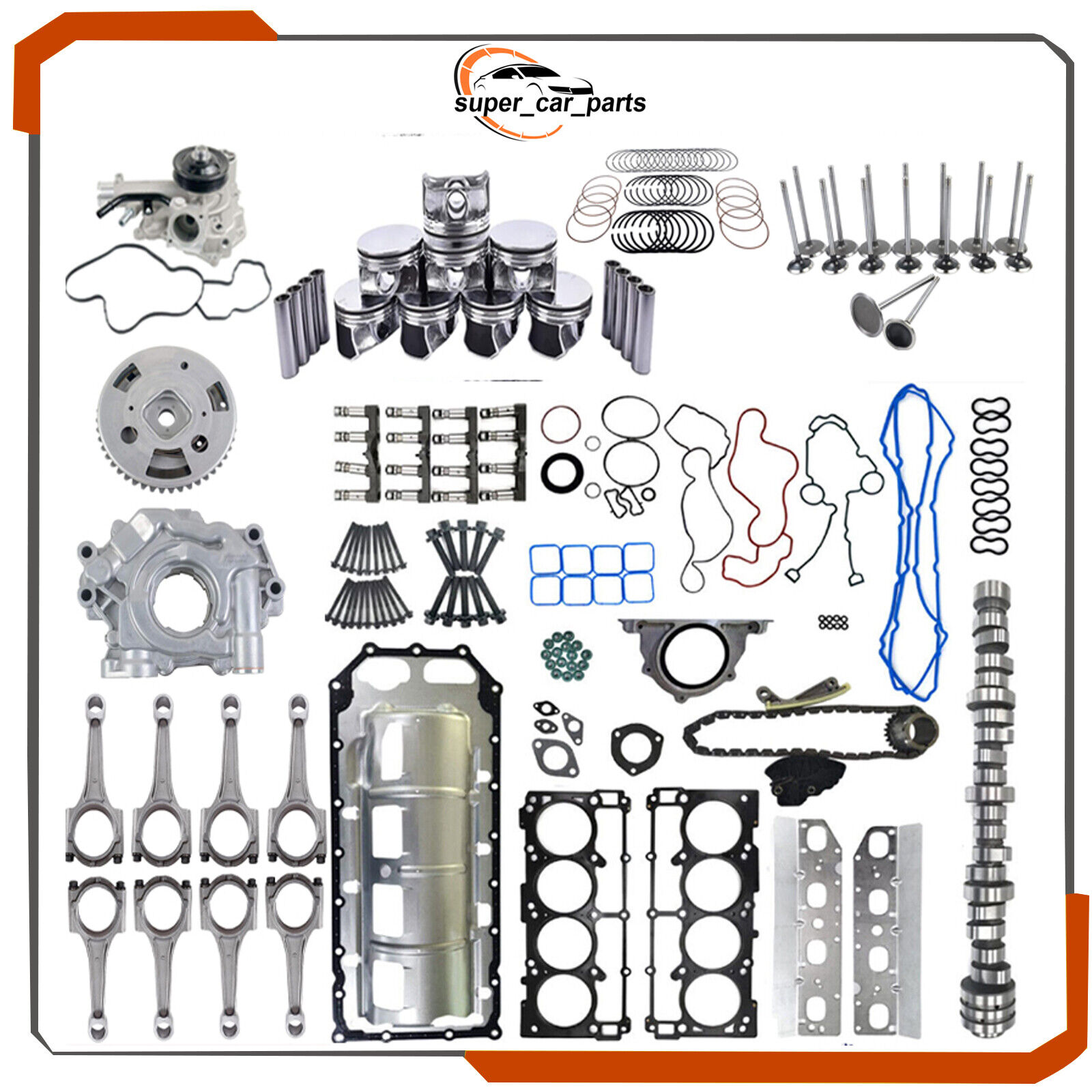 Engine Rebuild MDS Complete Kit for 09-16 Chrysler Dodge Ram 1500 5.7 V8 HEMI