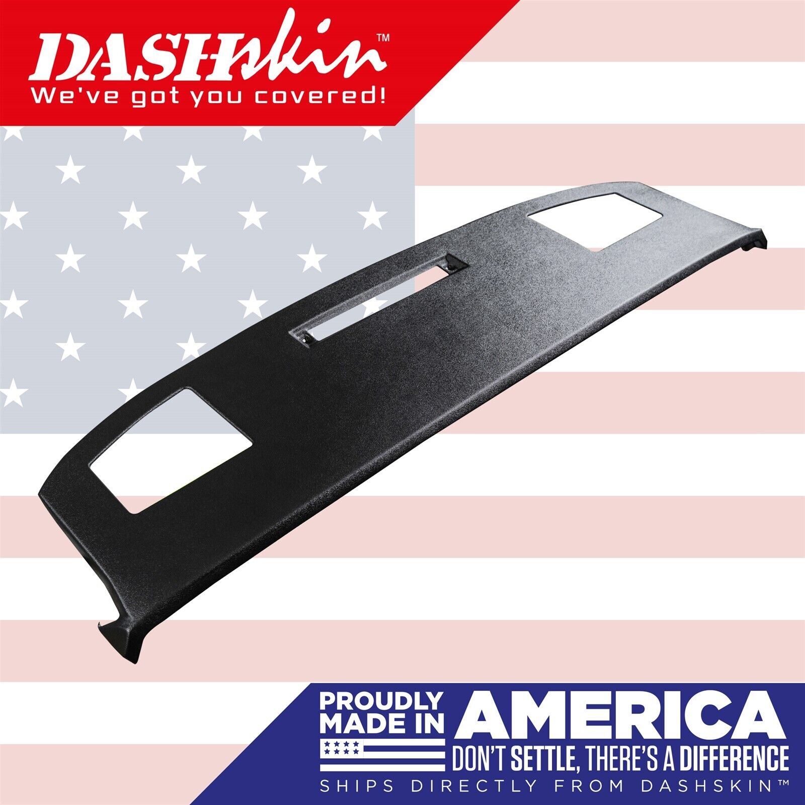 DashSkin Dash Cover Cap Compatible with 1984-1989 C4 Chevrolet Corvette in Black