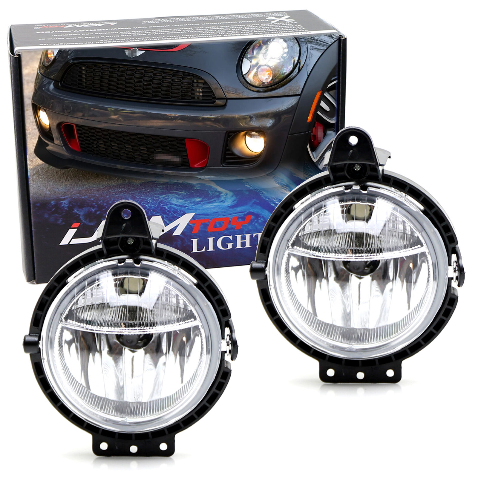 OE-Spec Clear Lens Parking/Fog Combination Lamps For MINI Cooper R56 R57 R58 R60