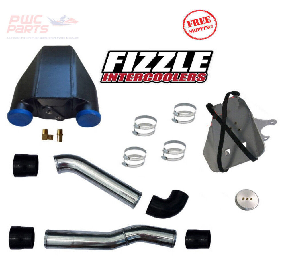 FIZZLE Sea-Doo 215 RXP RXT GTX F1000 Intercooler Kit w/ Brkt Hoses FF-SD-IC-0014