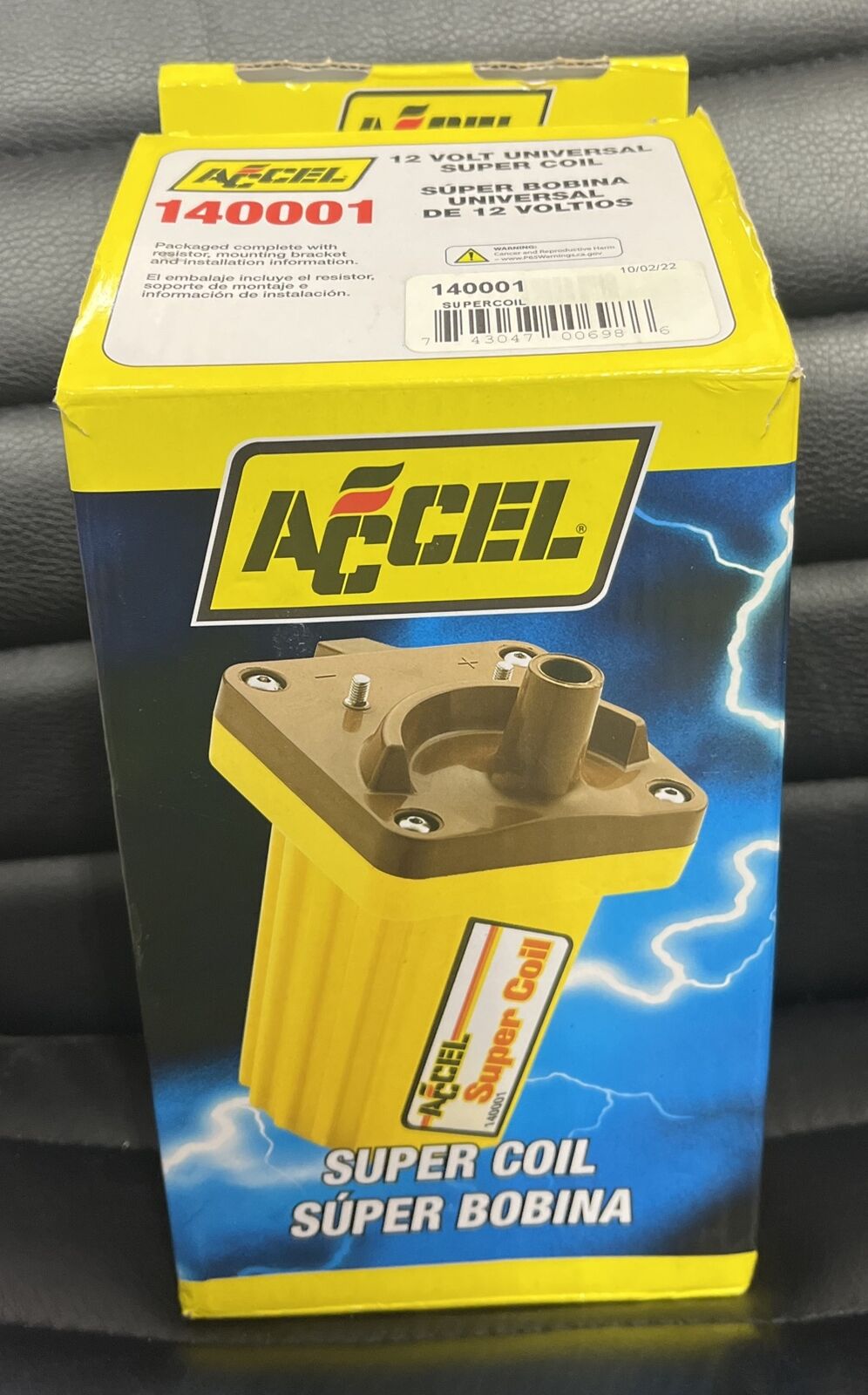 Accel 140001 Coil Super Coil Canister Oil-Filled Yellow/Brown 45,000 V