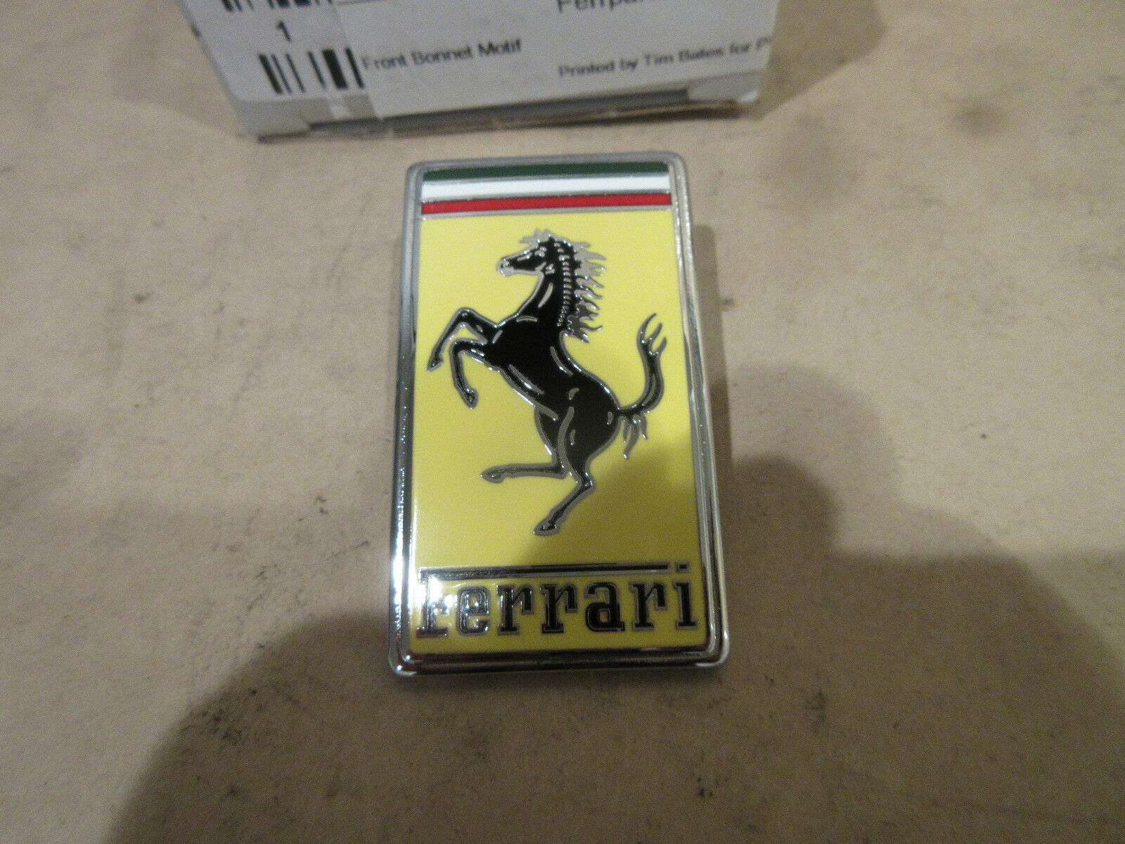 Ferrari 360,430,458,488,599,612 Hood Emblem, Hood Badge -P/N 65394800