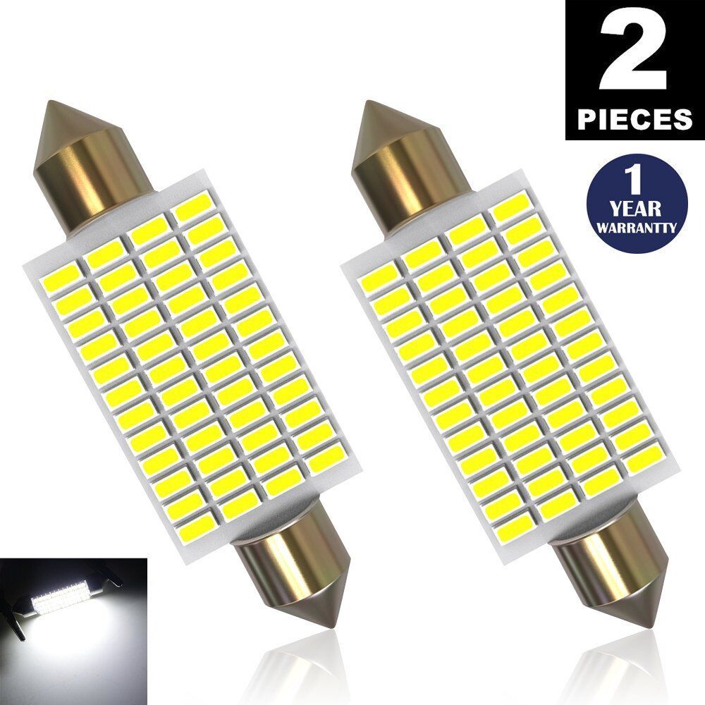 LUYED 2 X 570 Lumens Super Bright 3014 48smd 578 211-2 212-2 LED Bulb,White
