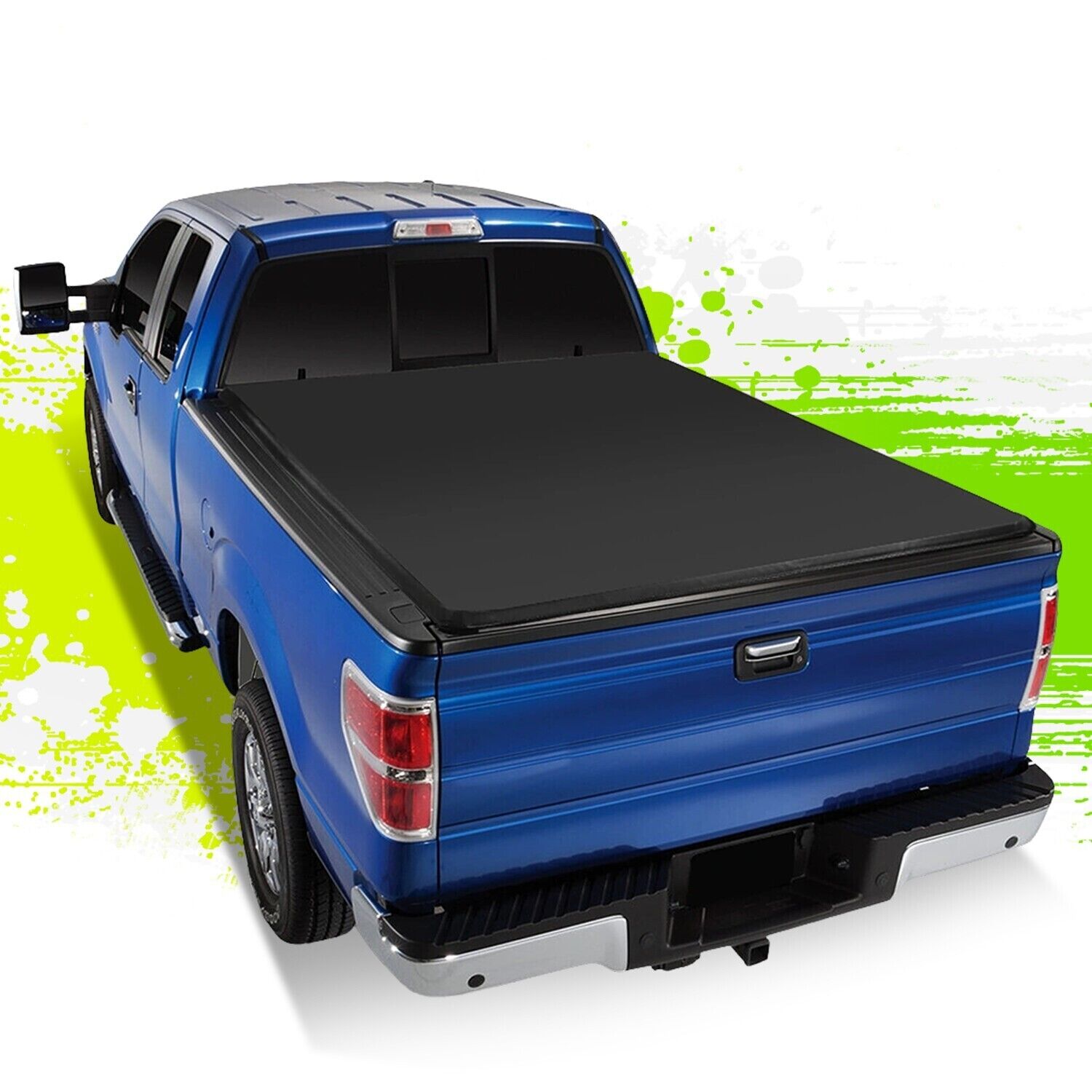 FOR 97-04 FORD F150 6.5'BED SOFT TRI-FOLD TRUNK TONNEAU COVER 98 99 00 01 02 03