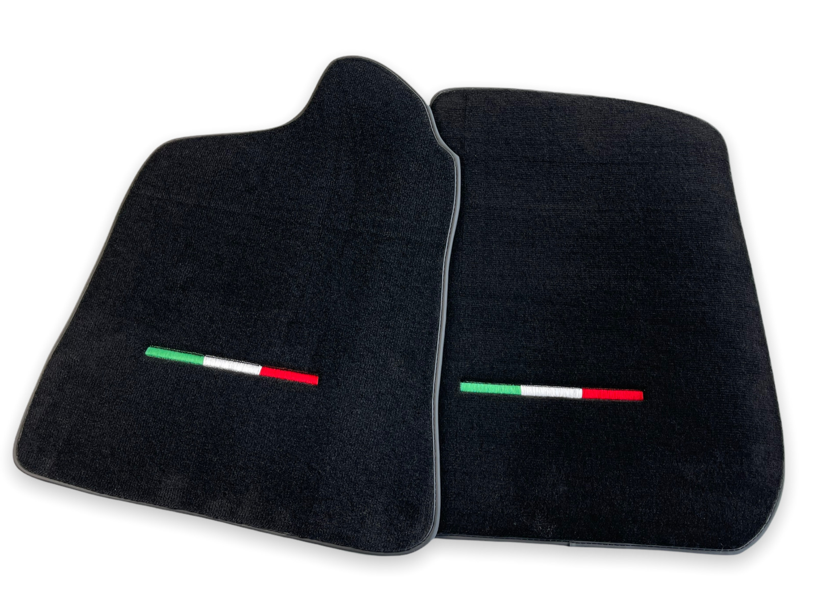 Floor Mats For Ferrari F12 Berlinetta Black Tailored Carpets With Italian Emblem
