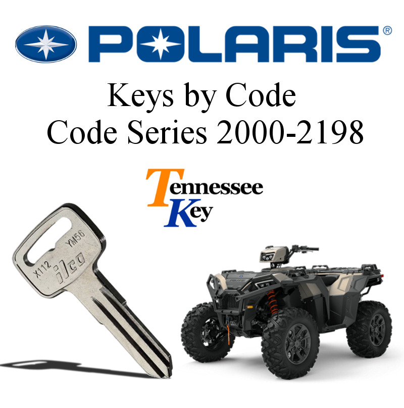 Polaris Keys for ATV, Ranger, RZR, Sportsman, etc./ Select Your Code/2000 - 2198