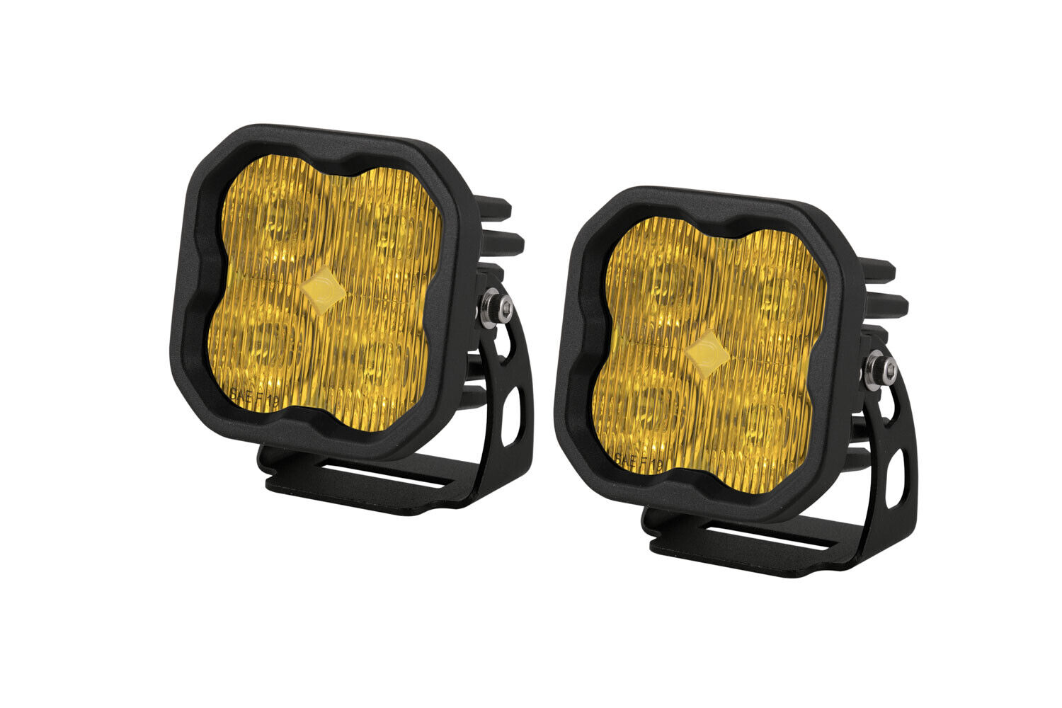 Diode Dynamics for SS3 LED Pod Sport - Yellow SAE Fog Standard (Pair)
