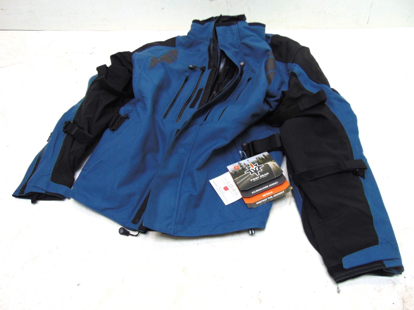 Firstgear Men\'s Kilimanjaro 2.0 Jacket Blue/Black Large 525822