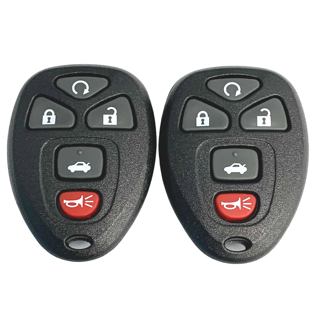 2 New OEM Electronics Keyless Entry Remote Key Fobs 5 Button KOBGT04A 22733524