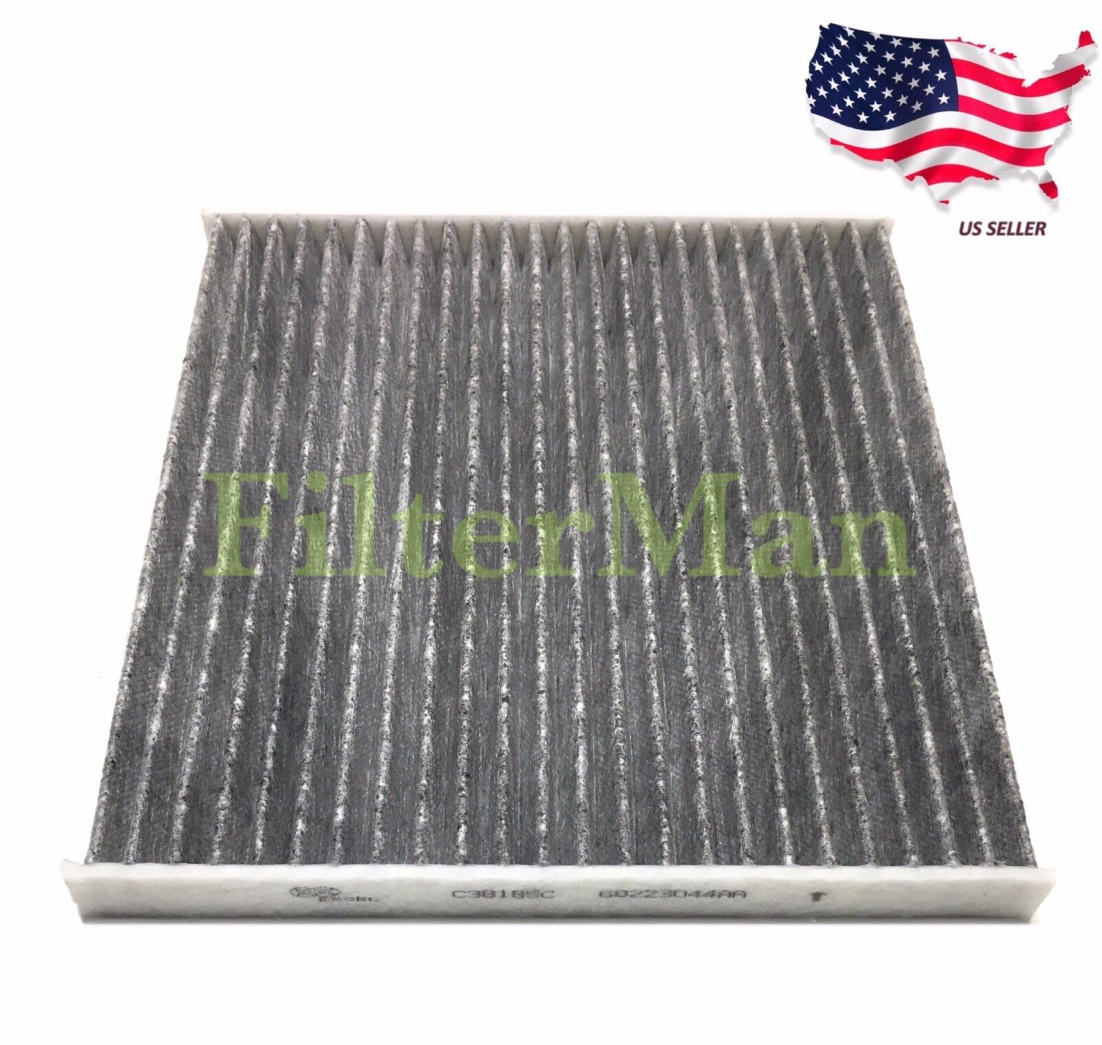 Carbonized Cabin Air Filter For 15-17 Chrysler 200 / 14-18 Jeep Cherokee  C38185