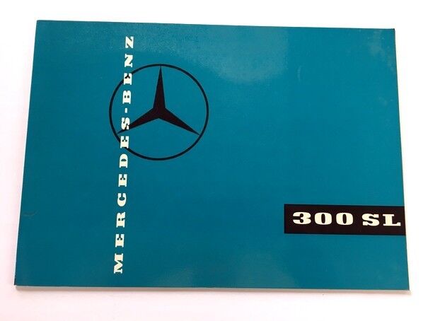 1959 Mercedes Benz 300SL Roadster Gullwing Coupe DELUXE Sales Brochure Catalog