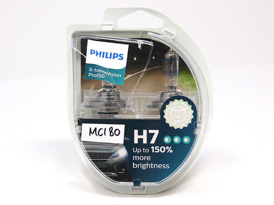 OPENBOX H7 Philips X-TremeVision PRO150 Halogen Headlight Bulbs 12972XVPS2 MC180