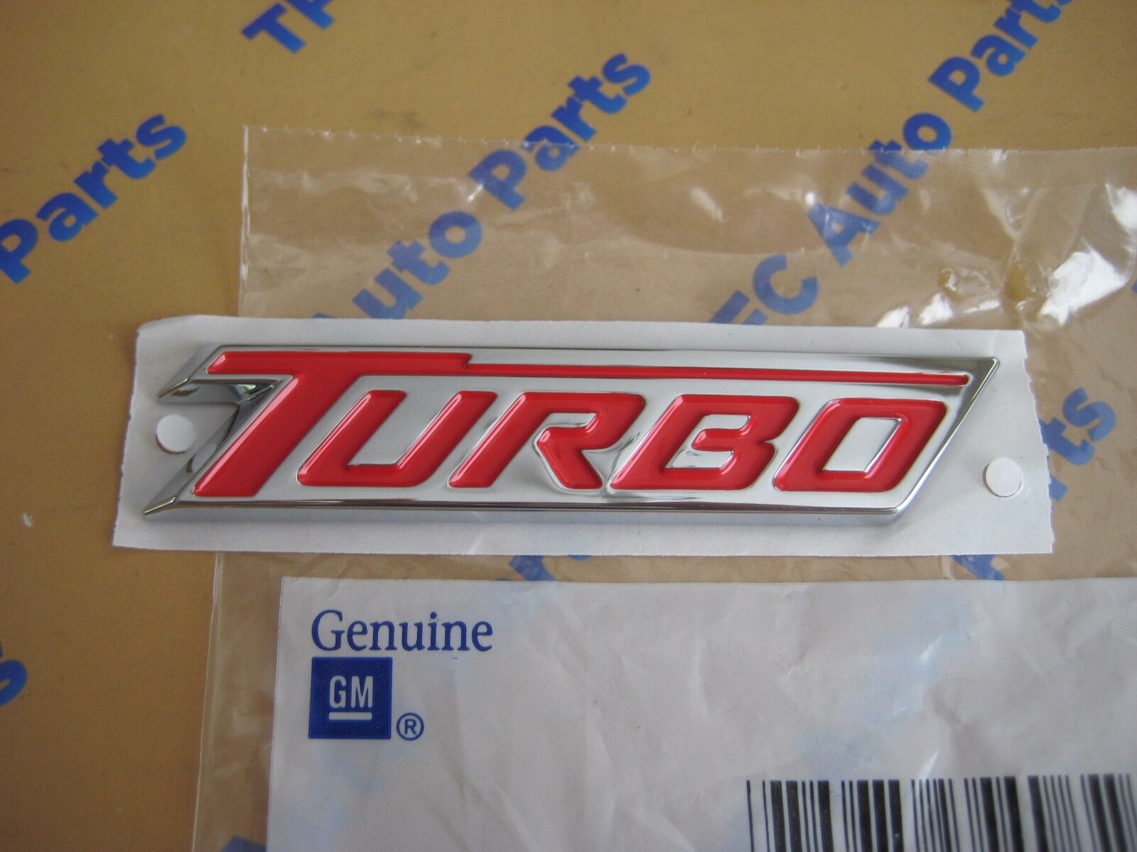 Chevy Malibu Turbo Emblem Badge Genuine OEM GM New  2014-2015