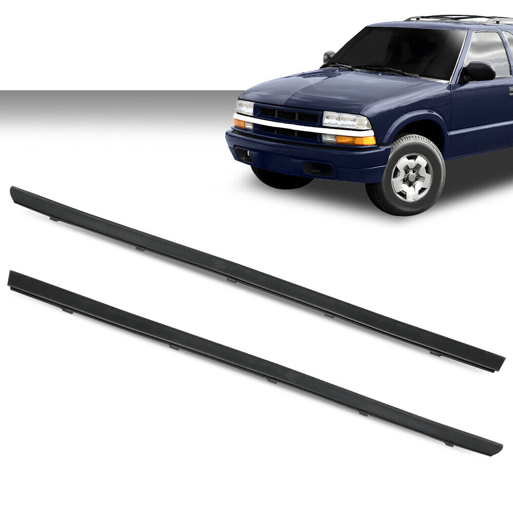Fit For 94-05 S10 Blazer Jimmy Sonoma Window Sweep Weatherstrip Seal Left+Right 