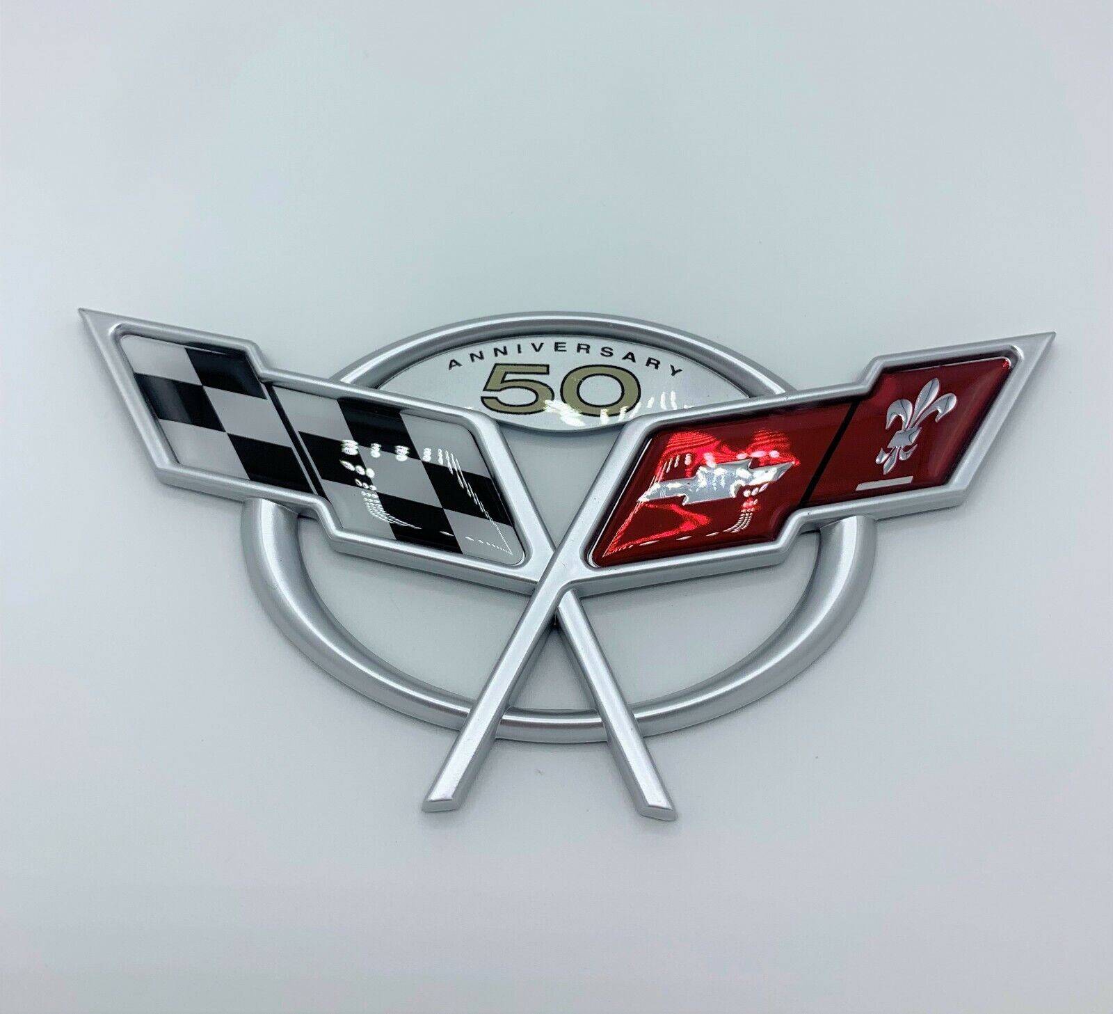 Reproduction Rear Truck Lid 50TH Anniversary Emblem For 2003 Corvette C5