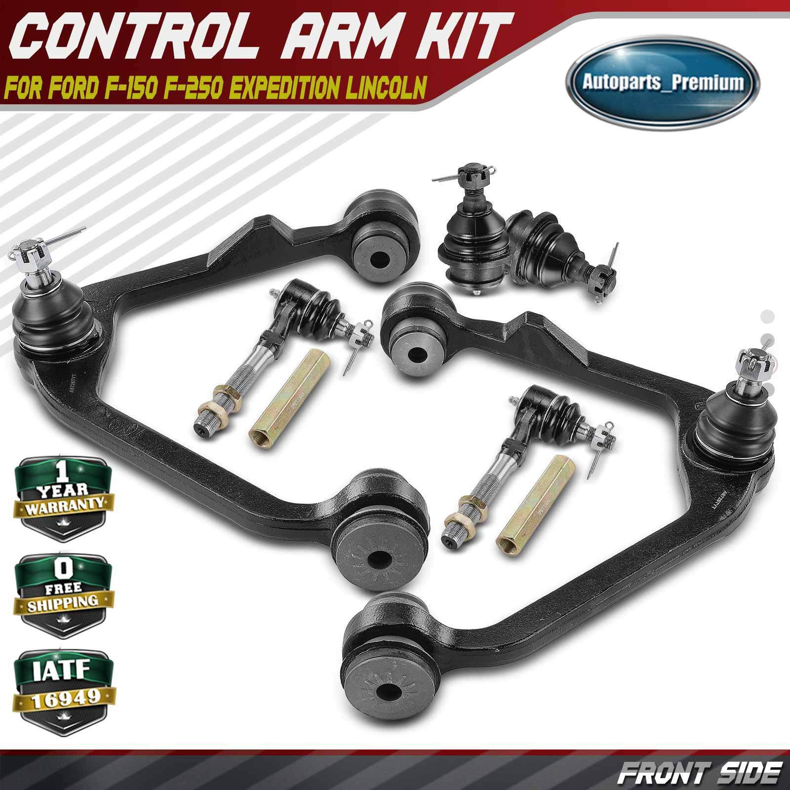 8pcs Front Side Control Arm And Ball Joint Assembly for Ford F-150 F-250 Lincoln