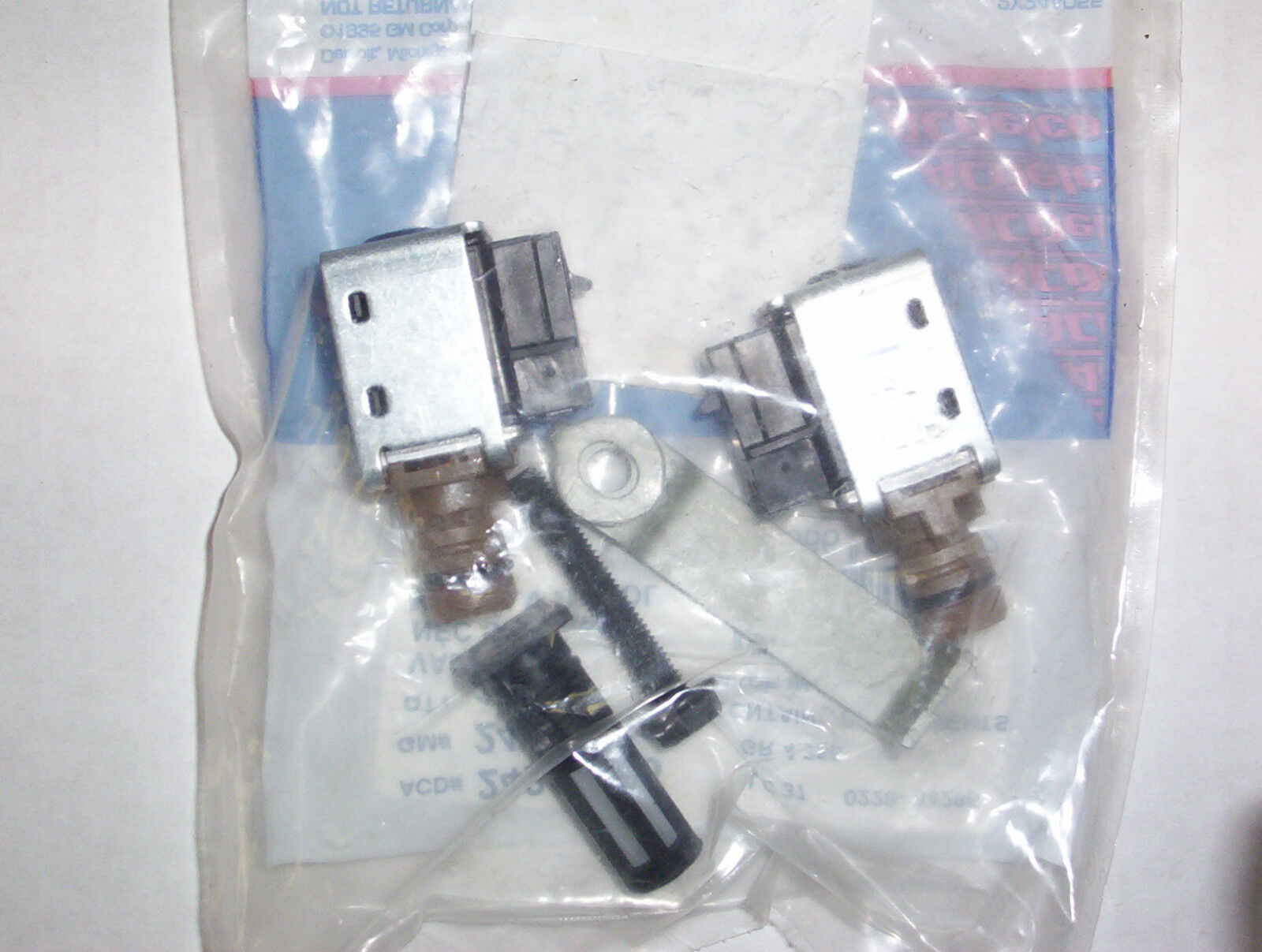 4T80E New OEM Updated 1-2 A & 2-3 B Shift Solenoid Kit with Hardware 1993-1999 