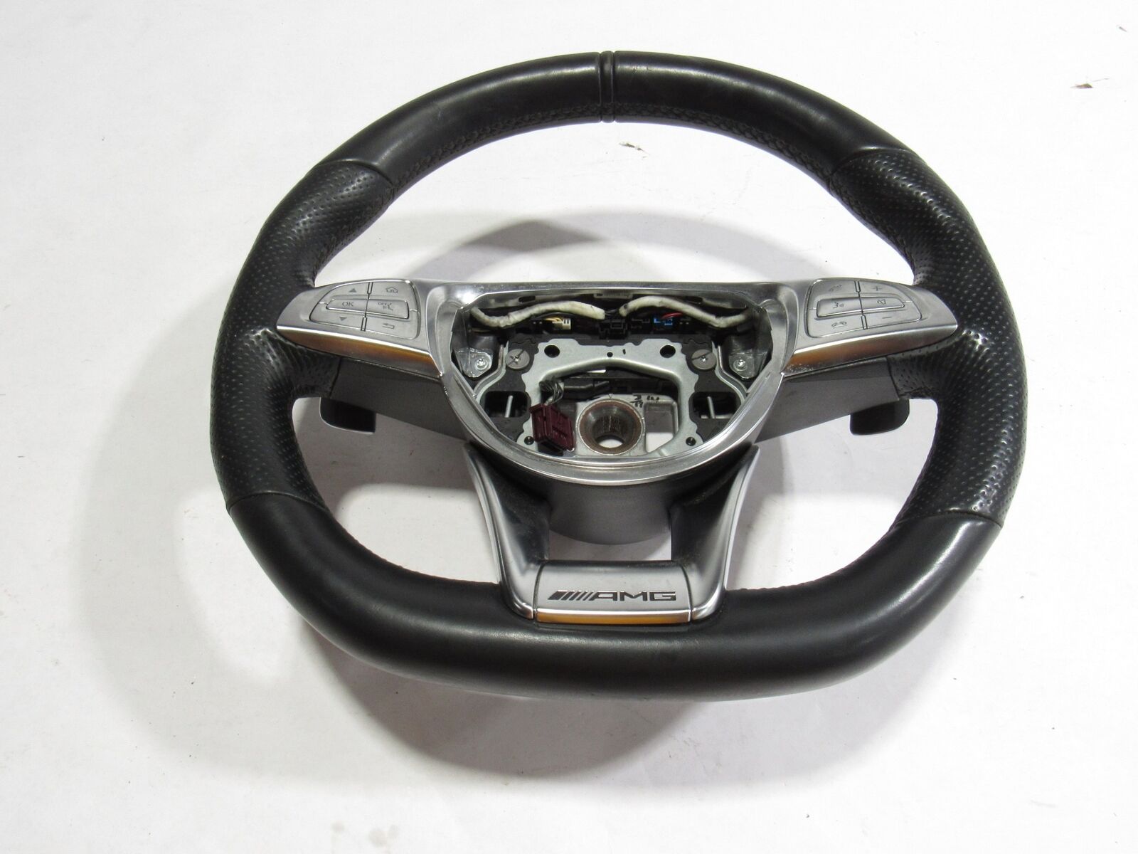14-17 Mercedes S63 C217 2015 AMG Steering Wheel W/ Paddle Shifters ;@3