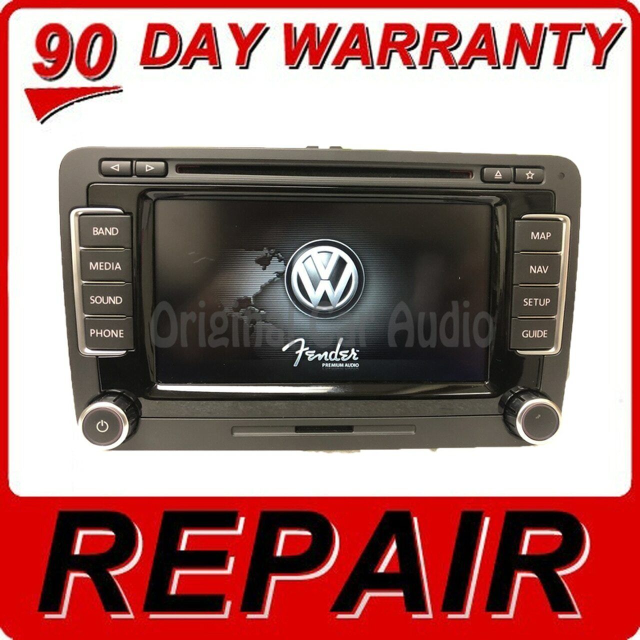 Repair Service 2010 - 2015 VW Fender OEM Navigation Radio Mainboard Repair