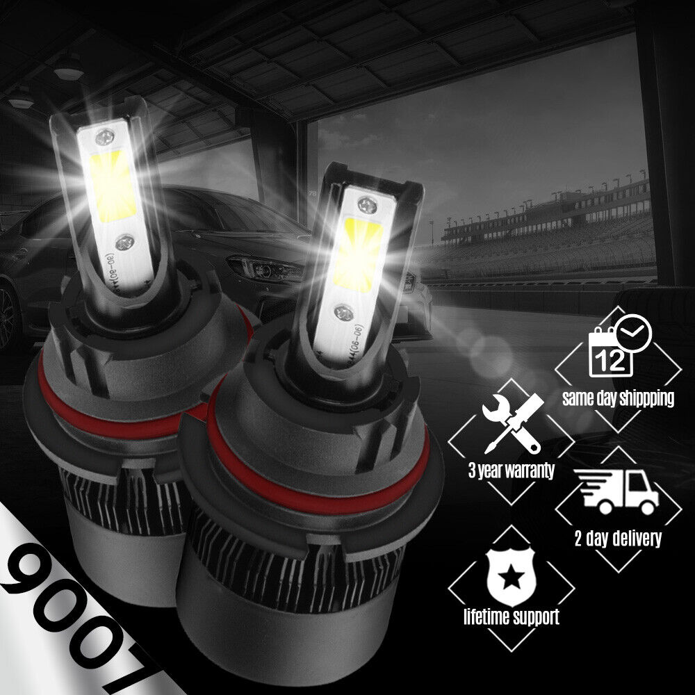 CREE 9007 HB5 488W 48800LM LED Headlight Kit Hi/Lo Power Bulbs 6500K White