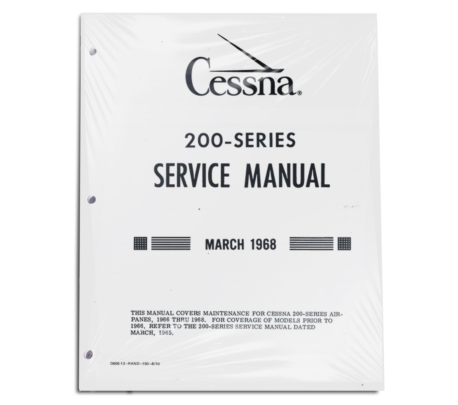 1966-1968 CESSNA 200 Series 206, 210 Service Repair Maintenance Aircraft Manual