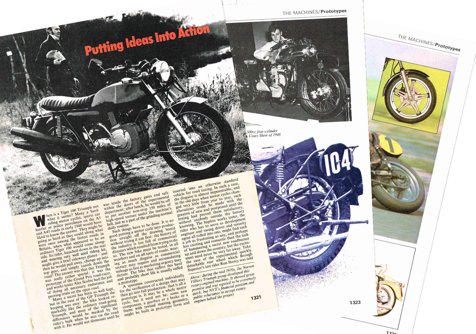 1970's MOTORCYCLE PROTOTYPES / CONCEPT's Article / Photos