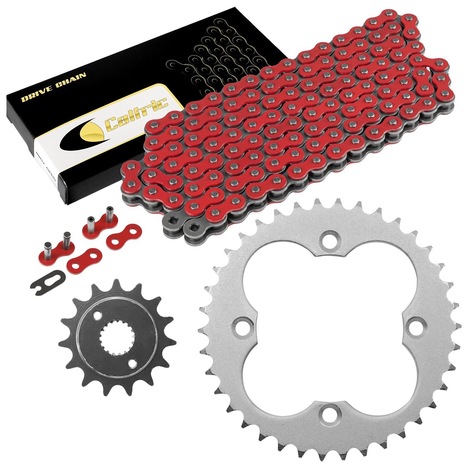 Red Drive Chain And Sprockets Kit for Honda TRX400EX Sportrax 400 2X4 1999-04