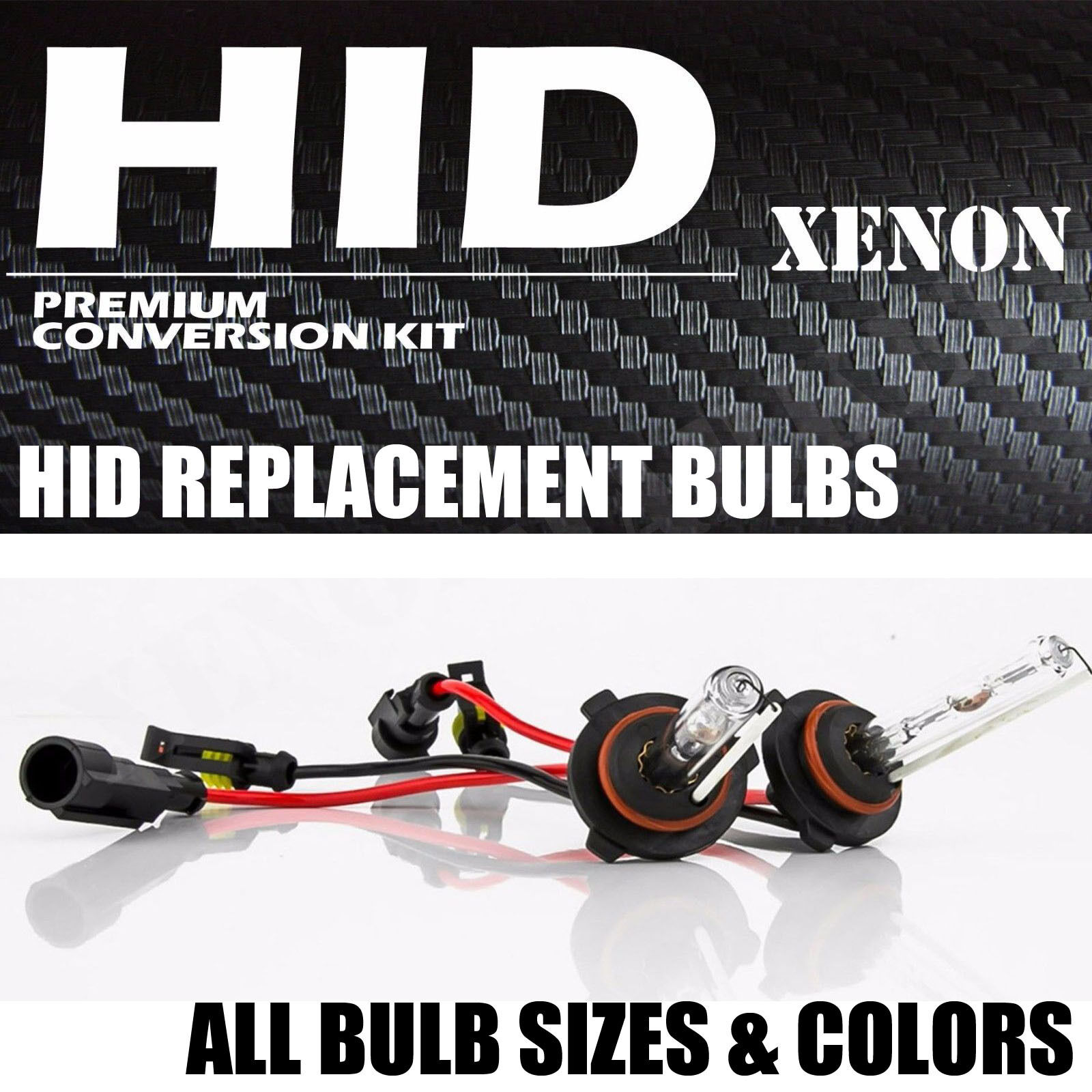 2x 35W 55W Xenon HID Kit 's Replacement Light Bulbs H1 H3 H7 H10 H11 9005 9006