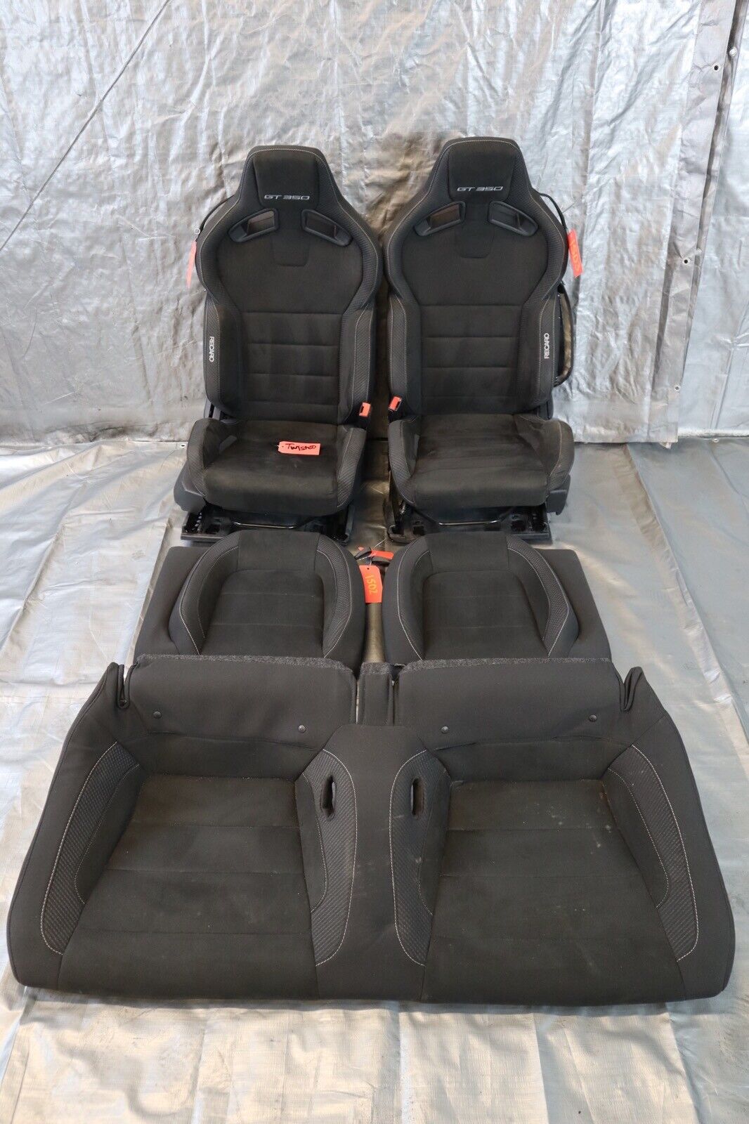 2017 FORD MUSTANG SHELBY GT350 5.2L OEM RECARO FRONT N REAR SEATS ASSY #1503