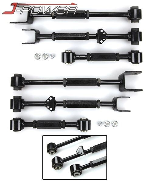 fit 08-17 Accord 09-14 Acura TSX TL 15-20 TLX REAR Camber Kit PAIR Set of 6 pcs