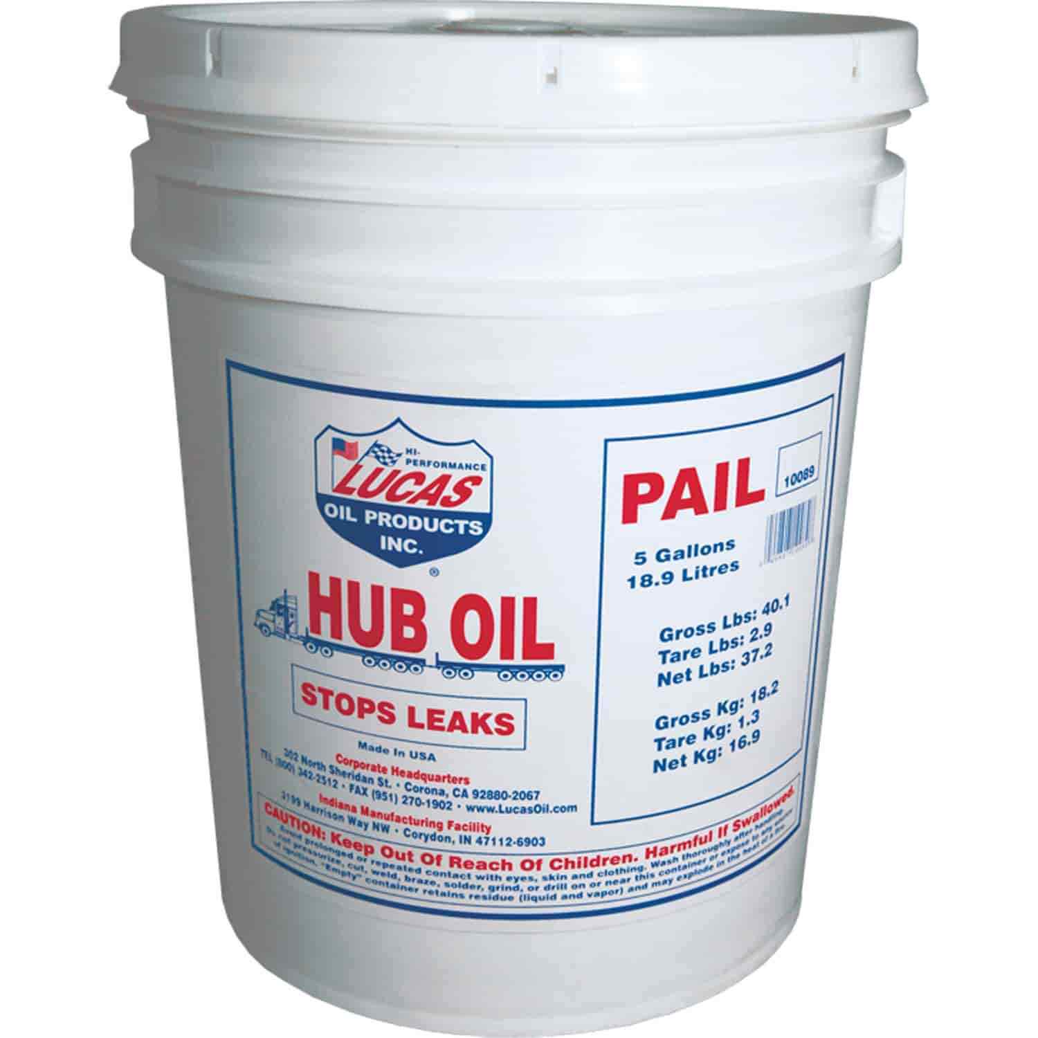 Lucas Oil 10089 Hub Oil