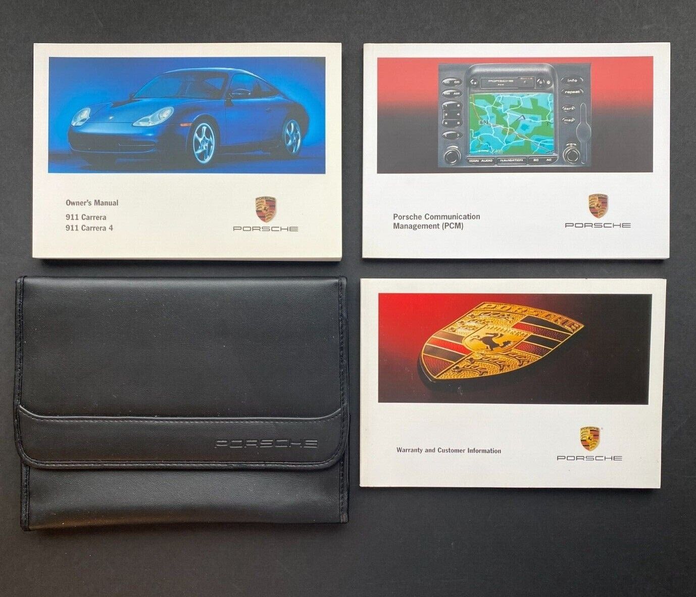 Porsche 911 Carrera 4 996 Owner\'s Manual with PCM Navigation 1999 2000 2001
