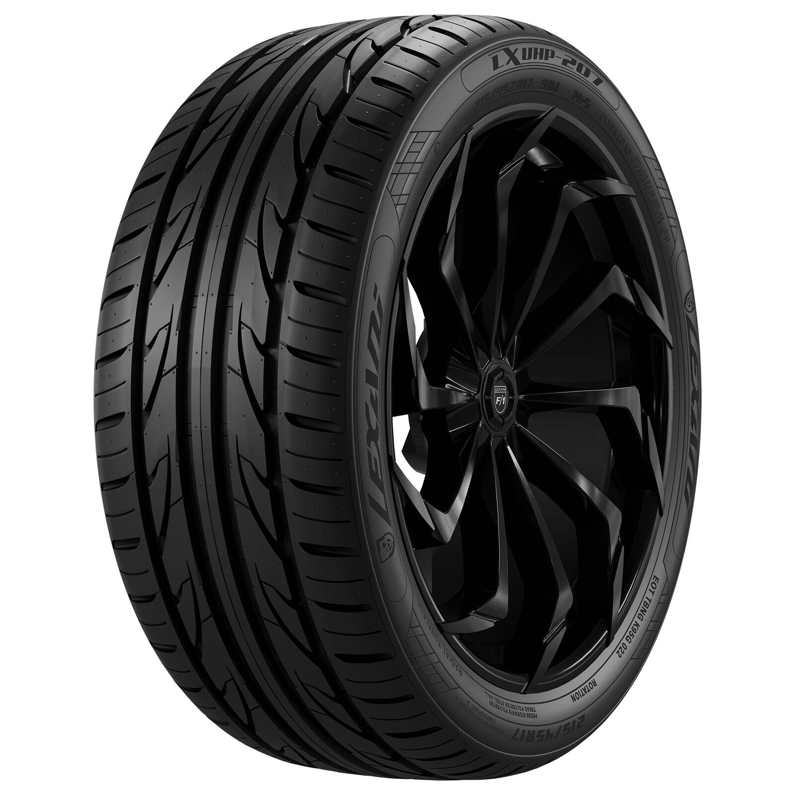 1 New Lexani Lxuhp-207  - 205/40zr17 Tires 2054017 205 40 17