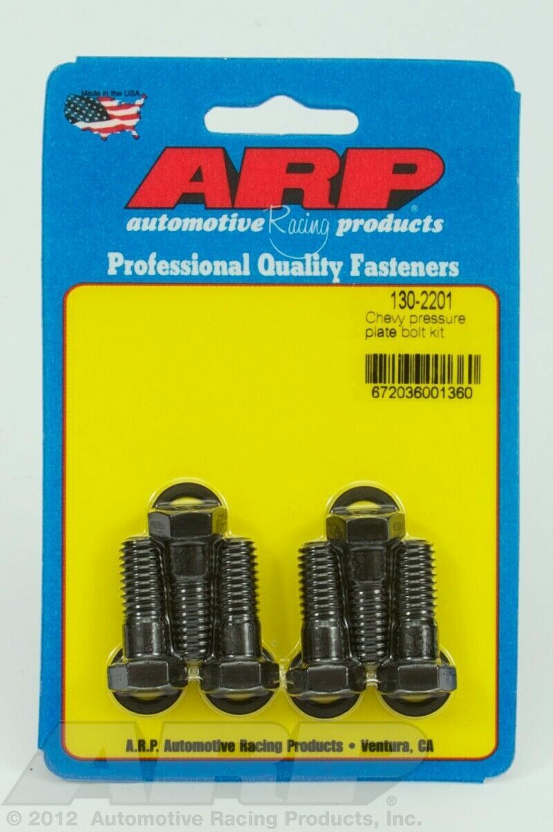 ARP 130-2201 Black For Chevy pressure plate bolt kit