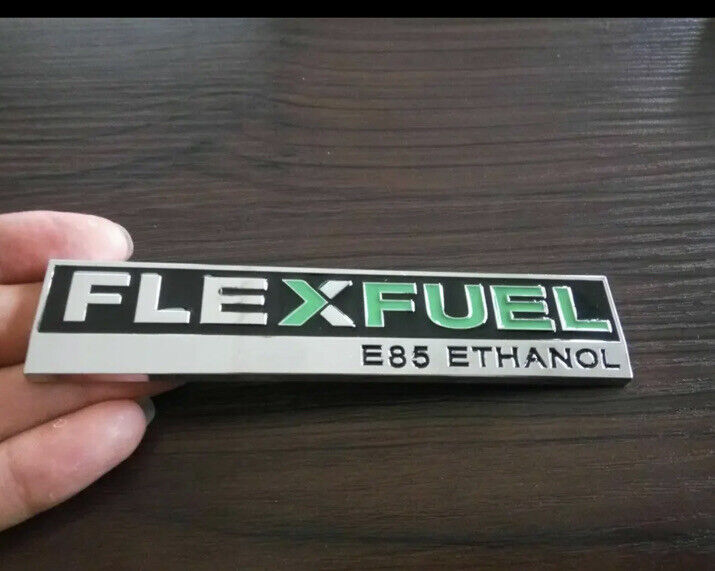 1X Metal Flex Fuel E85 Ethanol TRUNK Badge Car Emblem for ALL CAR GM USA Stock