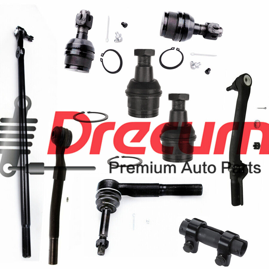 9PC Ball Joint Tie Rod Drag Link Kit For Ford F-250 F-350 Super Duty  4WD