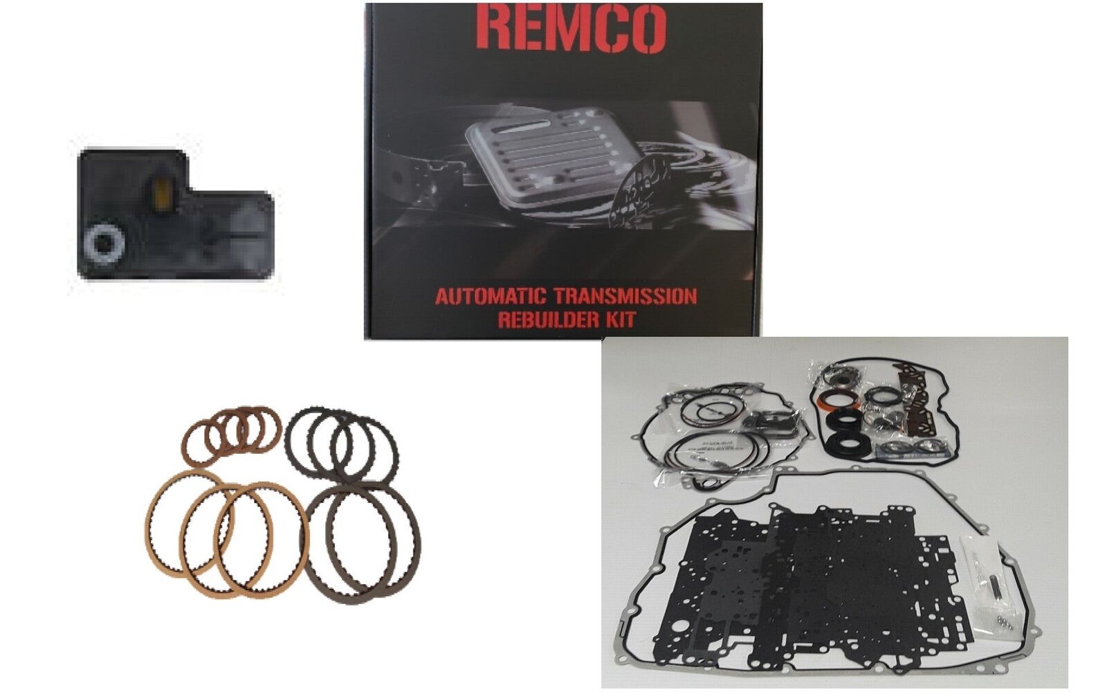 6f50 6f55 (07-14) transmission rebuild kit banner overhault kit and clutches Aut